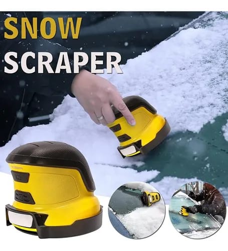 Electric Car Snow Scraper & Ice Remover – Windshield Defrost Tool